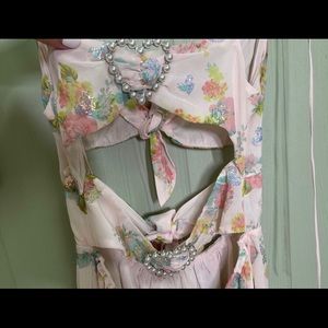 For love and lemons Louisa maxi dress sequin